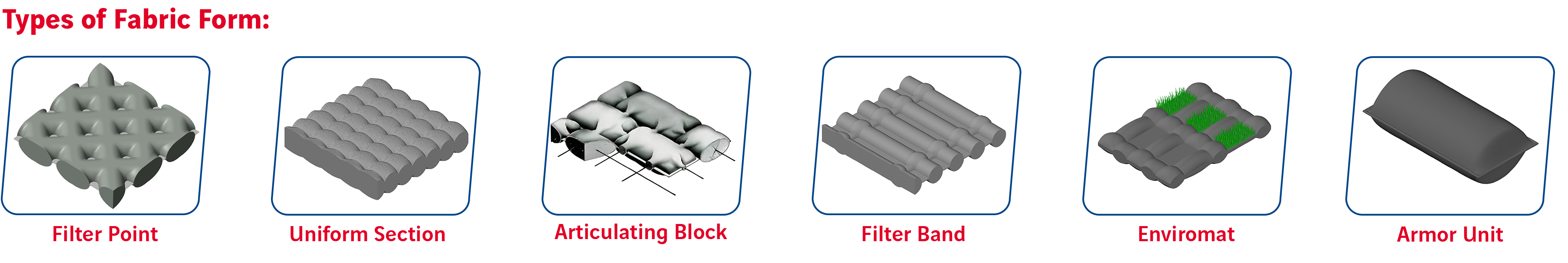 Types of Fabroc Foam